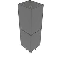 Samtec ESW-102-58-L-D Stackthrough .100" Elevated Socket Strip