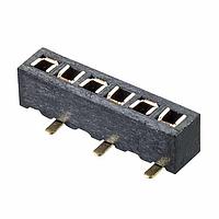 Harwin M50-3130645 Receptacle 6 WAY SIL L/P D/E SMT SKT