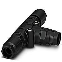 PHOENIX CONTACT 1414709 Circular Metric Connectors QPD T 3PE1,5 2X8-13 BK