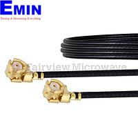 Fairview FMCA1059 UMCX 2.5 Plug to UMCX 2.5 Plug Cable 0.81mm Coax and RoHS Compliant