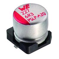 Wurth Elektronik 875105359003 Aluminum Polymer Capacitors WCAP-PSLP 16V 22uF 20% ESR=30mOhms