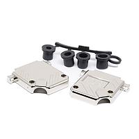 3M Electronic Solutions Division 3357-6525-1C EMI/RFI Shielded Backshell JUN.SHELL/D-SUB/25PO