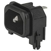 Schurter GSP2.9200.16 Inlets IEC Appliance Inlet sandwich mounting, PCB Terminal Snap-in, 3.0 Panel Thickness
