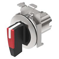 EAO 45-2819.4D20.003 Switch Actuators Selector switch actuator 3 positions red flush mounting main-0-main 45? long lever front metal