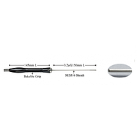 EZDO SH005 Thermocouple and RTD Temperature Probe (Type K, 0.75 class)