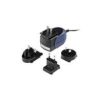 Cincon TR15RAM050-133E03-Level-V Interchangeable Plugs Switching Adapter, Level V, Wallmount, Medical, 15 Watt, 90-264VAC Input, 5VDC Output, 2A, DC Cable 1800mm, Grey Case