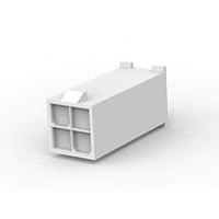 AMP Connectors - TE Connectivity 1586862-4 Plug Housing 4P PLUG DUAL F/H GLOW WIRE
