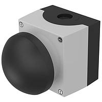 EAO 45-481.1810 Industrial Switches Palm pushbutton black with plastic enclosure grey momentary
