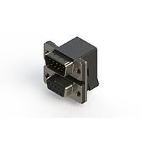 EDAC 663-009-264-001 Dual Port D-Sub Connectors Right-angle Dual Port D-Sub Connector