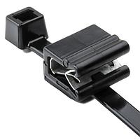HellermannTyton 156-00541 Serrated, Inside T50REC5A BLK HS TIE&HIRHS CLIP