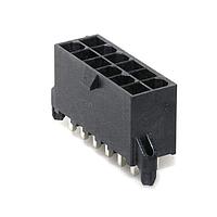 Molex 46207-0012 Shrouded MINIFIT RTC HDR 12P DR V TIN .062