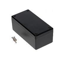 Hammond Manufacturing 1594DBK Thick Wall Flame Retardant ABS 1.7x2.6x5.2" Black