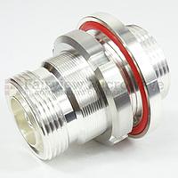 Fairview Microwave  SM3383 7/16 DIN Female to 7/16 DIN Female Bulkhead Adapter (6 Ghz)