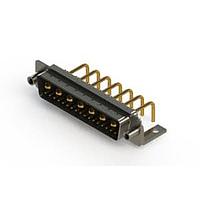 EDAC 629-24W7650-1T6 Mixed Contact D-Sub Connectors Right-angle Power Combo D-Sub Connector