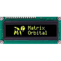 Matrix Orbital OK162-12-USB-OY OLED Displays OLED 16 X 2 YELLOW STANDARD USB