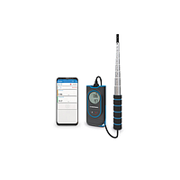 Sauermann Si-VH3 Hotwire Thermo-anemometer With Integrated Hotwire Probe (0.00 m/s~30.00 m/s, 0.00 m³/h~9999.00 m³/h, -10.00 °C~60.00 °C)