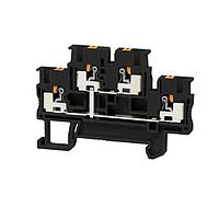 Same Sky (formerly CUI Devices) TBDR-12-25-BK DIN Rail Terminal Block Terminal Block, Din Rail, 2.5mm Pitch, Black
