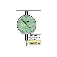 TECLOCK TM-1251f Dial Indicator (1mm / 0.001mm; Flat back)