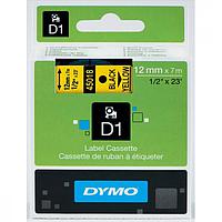 DYMO 63020703 Labelmanager D1 Black/Yellow Tape (12mm x 7m)