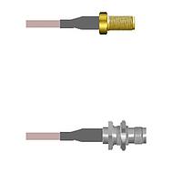 Amphenol Custom Cable Q-2V04F0005108i RF Cable Assemblies SMA-SJ/TNC-SJB G316 108I