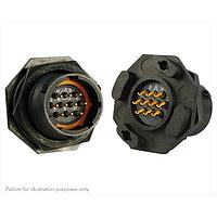 Eaton Souriau-Sunbank UTS712E10P Receptacles 10P Pin Receptacle Jam Nut Size 12E