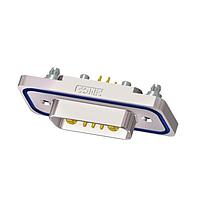 Amphenol CONEC 15-005603 Mixed Contact D-Sub Connectors 43W2 M PC SOLID BODY 20A 4-40 R.SPCR/CLIP HEX