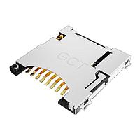 GCT (Global Connector Technology) MEM2090-00-145-00-A Card Connectors Micro SD Push-Push, Normaly Open, SMT, 1.45mm Profile, No Peg