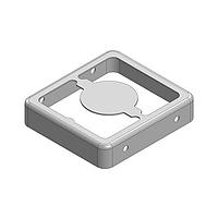 Masach Tech MS182-10F-NS EMI/RFI Shield Frame, Two-Piece 18.2 x 16.6 x 3.8mm Two-piece Drawn-Seamless RF Shield/EMI Shield FRAME (Nickel-Silver)
