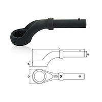 TOPTUL AAAV3232 Single Ring Wrench 45° Offset (32mm, L=195mm)