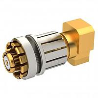 Radiall R222L80300 Connectors SMP-LOCK / RIGHT ANGLE PLUG SOLDER TYPE CABLE .085