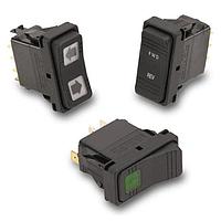 Carling Technologies V4D1DHH1-1KK00-000 Contura Sealed Rocker Switch V4D1DHH11KK00000