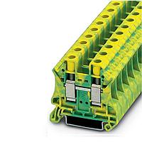 OMEGA XBUT35PE Ground Terminal Blocks, 8 kV, 8.2 mm Width, Green/Yellow (15 to 0 AWG)