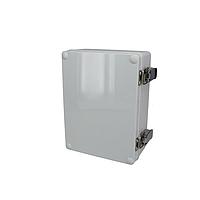 Bud Industries PTH-22496 Electrical Enclosures PC+10% Fiberglass Box with Self-Locking Latch (7.9 X 5.9 X 3 In)