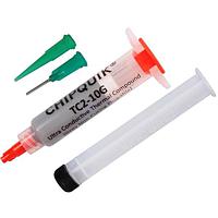 Chip Quik TC2-10G Heat Sink Compound Heat Sink Compound, Grey Ultra Conductive 10g Syringe 5cc