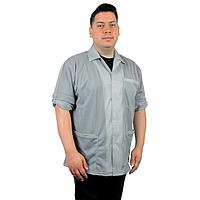Desco 74322 Jacket with Convertible Sleeves (Grey, Medium)