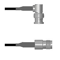 Amphenol Custom Cable Q-0D04G0003096i RF Cable Assemblies BNC-RP/TNC-SJ G174 96I