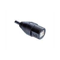 Amphenol LTW UA20ML-NBML-SA004 USB Type A Connectors USB, Type A 2.0, Plastic, 1.5A, Male Connector, Straight-to-Straight, Screw Thread, Overmolded Double Ended, Length 4000mm, IP67