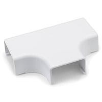 HellermannTyton TSR3W-21 Wire Ducting & Raceways Tee Cover, 1-3/4", 1" Bend Radius, PVC, White, 1/bg