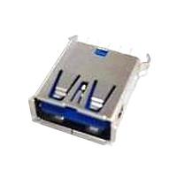 Amphenol FCI 10117836-001LF USB Type A Connectors USB 3.0 RECEP TYPE A VERTICAL, 9P, 30U