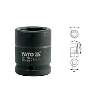 Yato YT-1078 Hexagonal impact socket 3/4" (28mm)