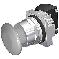SIEMENS 52PM9W6J Pushbutton PUSHBUTTON,MOM,GRY,1 3/4" PLST,2POS,1NC