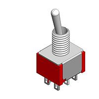 Dailywell 1MD2T1B1M1QES Toggle Switches SWITCH TOGGLE DPDT