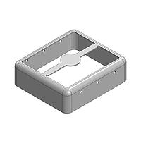 Masach Tech MS260-10F EMI/RFI Shield Frame, Two-Piece 26 x 23 x 7.8mm Two-piece Drawn-Seamless RF Shield/EMI Shield FRAME (CRS)