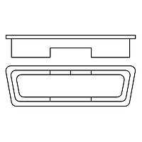 NorComp 160-000-125R000 Dust Cover 25P MALE DUST COVER CLEAR PE MATERIAL