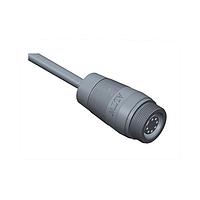 Amphenol LTW 1CD-07BMFM-SL6A01 Sensor Cables / Actuator Cables Ceres, Middle Size, Plastic, 5A, 07 pins, Male Connector, Female Contact, Straight, Screw Thread, Overmolded, Length 1000mm, IP66