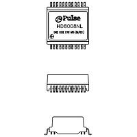 Pulse Electronics HD8008NLT Audio & Signal Transformers MDL,SIN,HDBT,1:1,POEP,SM,TR, NPB