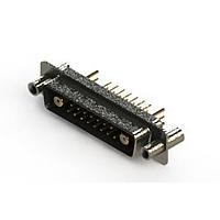 EDAC 627-17W2624-7T4 Mixed Contact D-Sub Connectors Vertical Combo Dsub