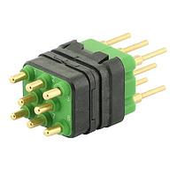 Eaton Souriau-Sunbank 8MQ2M0816RCS046S Modular Connectors - Push Pull MQuick module, unsealed, with male straight PCB contacts, delivered with cap