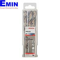 11mm Bosch HSS-Co Stainless steel drill set (5 pieces)
