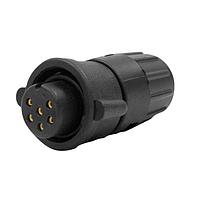 CONXALL W6280-6SG-321W Receptacles Mini-Con-X Cable End, 6-pin #20, Female, Crimp, Bulk